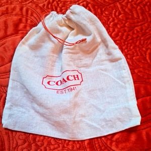 Coach Travel Bag Dust Cover for Wristlets Mini Purses Small Accessories EUC